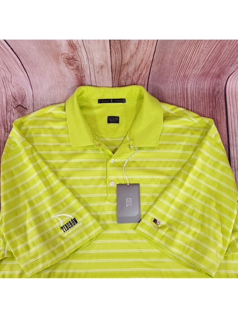 Vintage 2005 Nike Golf Tiger Woods Tiburon Golf Club Mens XXL Polo Shirt Cotton